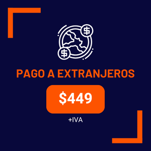 Pago a extranjeros